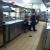 Our professional commercial kitchen cleaning staff knows the right equipment and techniques to make sure your commercial kitchen floor is cleaned in a manner which is best. Most commercial kitchen cleaning is a top to bottom cleaning, and if the floors aren