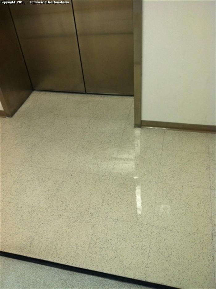 Our crew cleans the dirt or dust with a vacuum cleaner or a broom.Properly cleaning the tiles is extremely important.Tile floors need to be routinely cleaned.This is the picture of cleaned tiles.