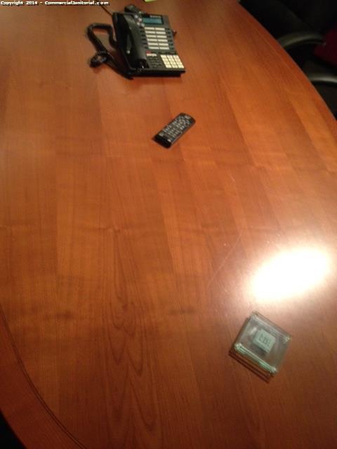 7/21/14 Gabby performed inspection with cleaner.

This executive desk turned out great.

All clean and polished.

Cecilia
