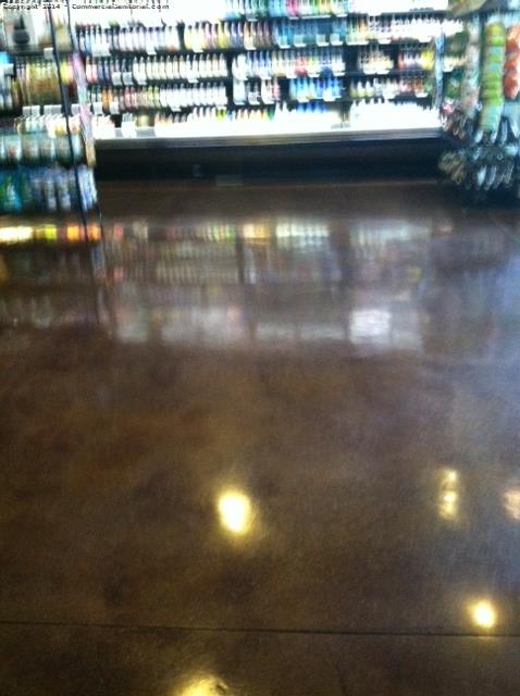 swept floors and after mopped and dried with a shine! floors looking and smelling good! 
