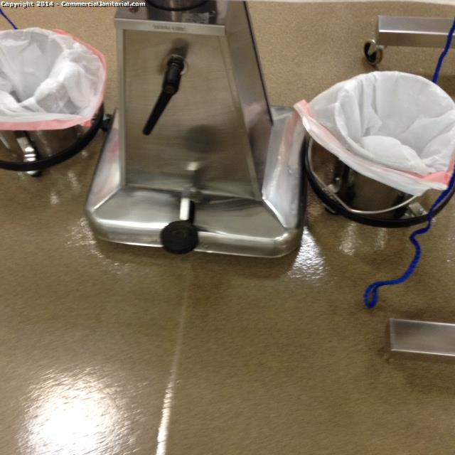 7.21.14 Janeth cleaned equipment base.

1) cleaned and polished.