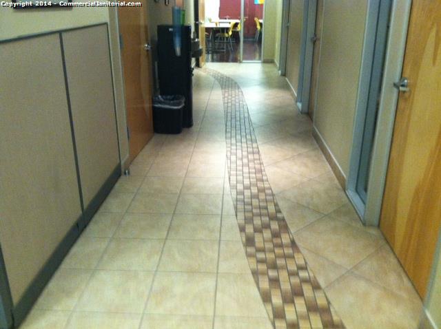 8-18-14 

Angie S. performed inspection.

The crew did a very good job of dust mopping the hard surface floors.

Client will be happy.

