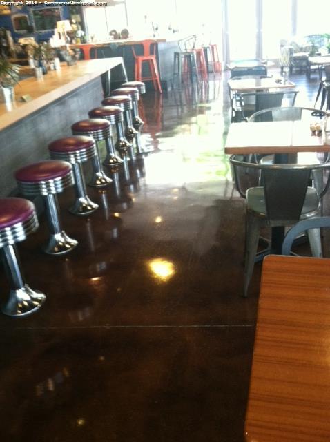 floors look great and ready for the customers to come in! 