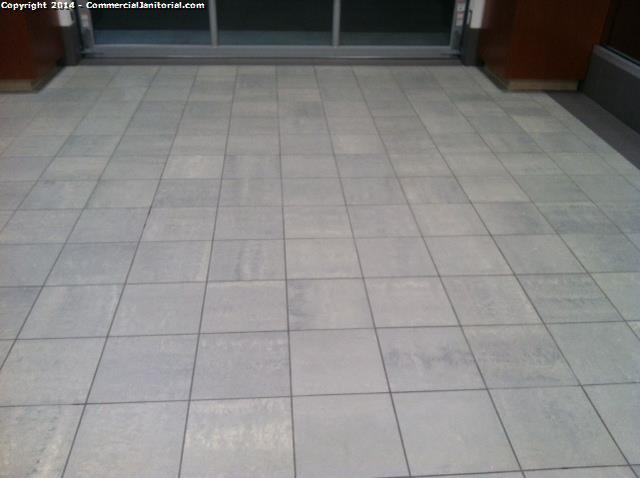Clean auto dealer floors