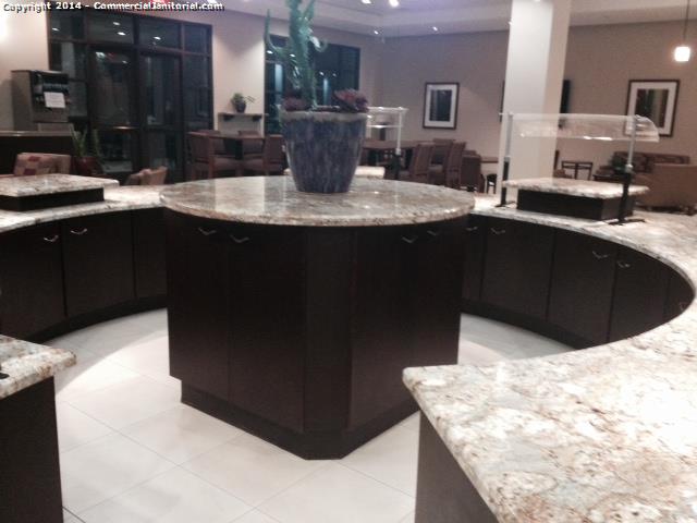  8.14.14 Janeth performed inspection

The crew did a great job cleaning and sanitizing counter top surfaces.

Janeth H.