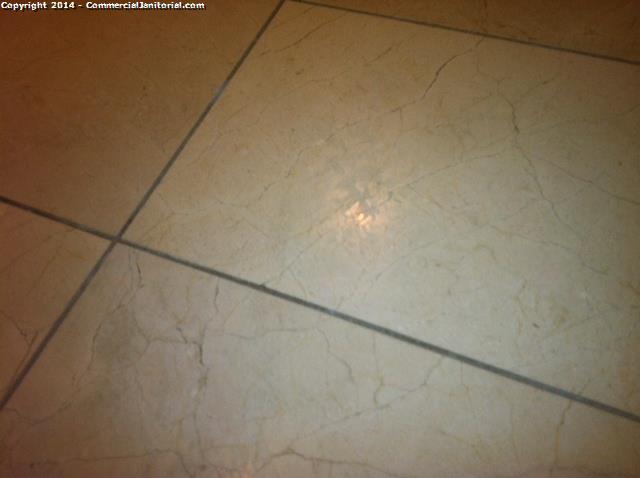 
remove footprints embeded in the tile as part of the cleaning process
