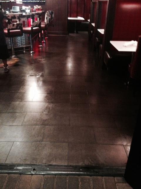 10/23/14- Andrea G. performed inspection of account.

The crew did a great job of sweeping and damp mopping hard surface floors.

Nice work team the client will be happy with our great effort!!

Andrea G.