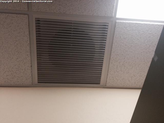 Vents have been cleaned and we have removed all dust 