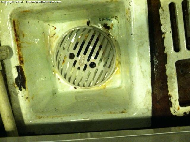 10/31/14

Arturo M. performed inspection.

The crew did a good job of cleaning the drain.  Looks much better.  Our team will be bringing in the steam cleaning machine later on tonight to make this drain look great.

The client will be happy!

Nice work out there in the field.

Arturo M.