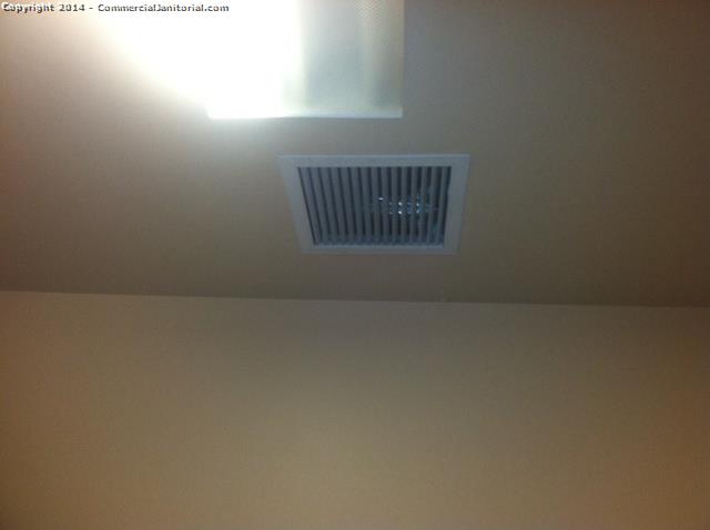 cleaning inspections look for high dusting in vents