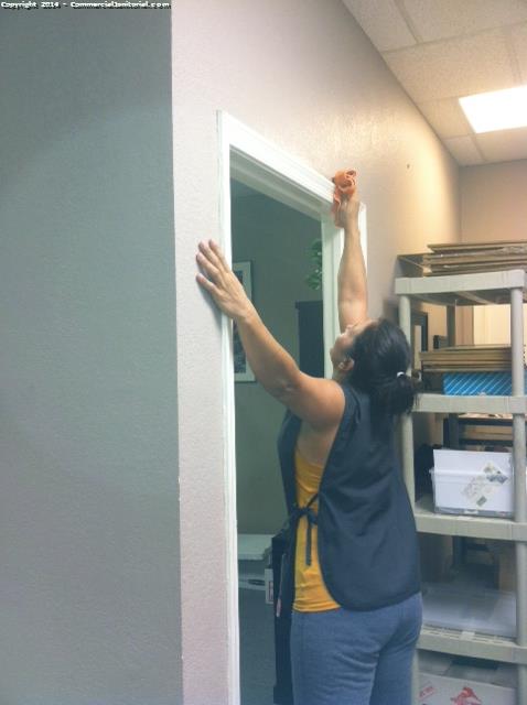 10/27/14

Alisa H. performed inspection

The crew is doing an excellent job of wiping down the door trim.

The client will be happy.

Nice job Susie!!

Alisa H.