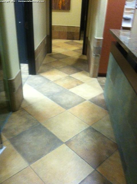 10/29/14

Harvey K. performed on-site inspection.

The crew did an excellent job of scrubbing floors in office.

Nice work team!!

Client will be very happy with our work tonight.

Harvey K.