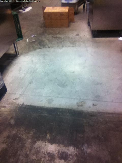 8.27.14

Special project team performed a machine scrub on the concrete floors.

The floors are turning out great.

What a great job team!

