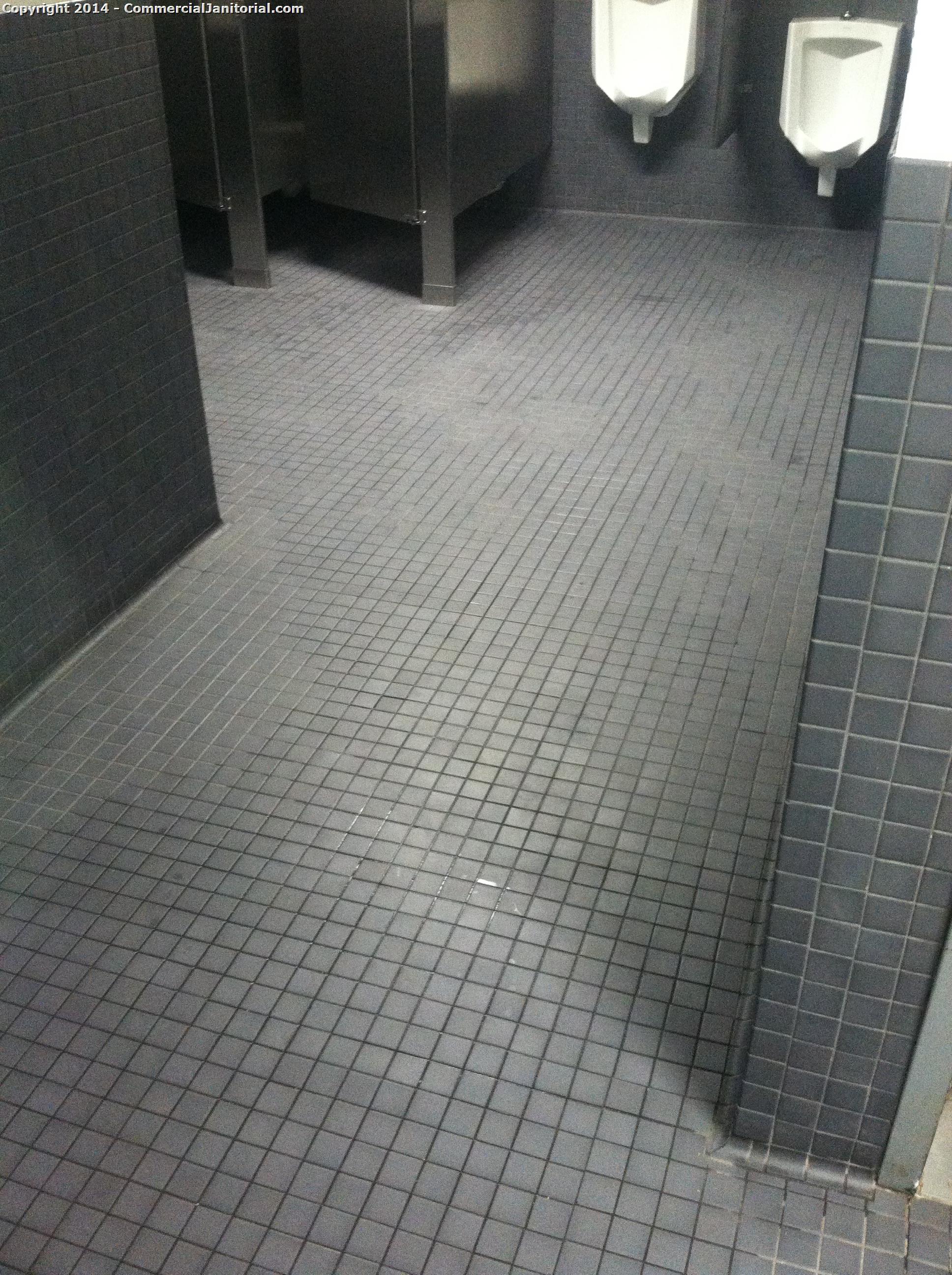 Scrubbed all restrooms 