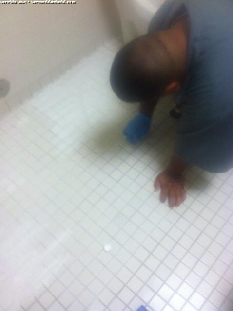 Color sealing job is coming out good as you can see on pics floor crew is still working on bathrooms 