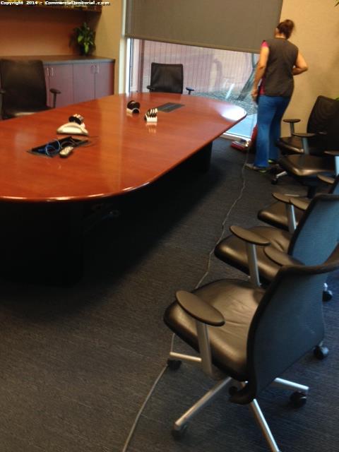 Conference room cleaning
