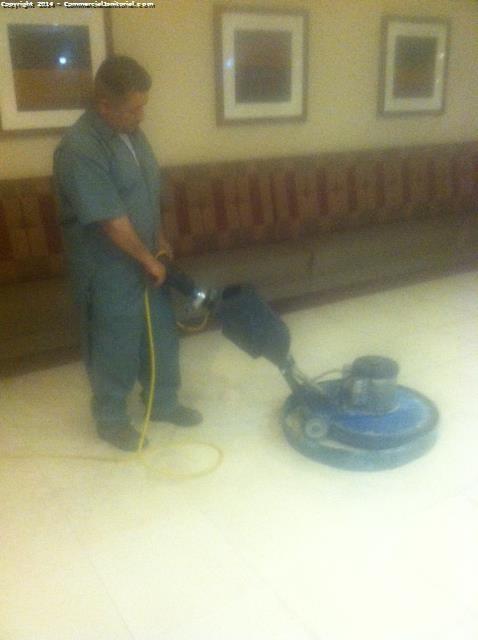 8/19/14

Steve is doing a great job of machine scrubbing the hard surface floors.

Client will be happy.

Cynthia H.

