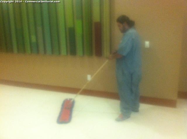8/18/14

Dust mopping hard surface floors.

The client will be super happy with this work.

Nice job Martinez!!

Cecilia Fuentes 