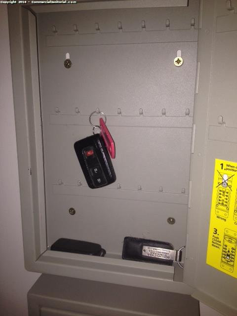  keeping track of janitors vehicle keys in a lock box