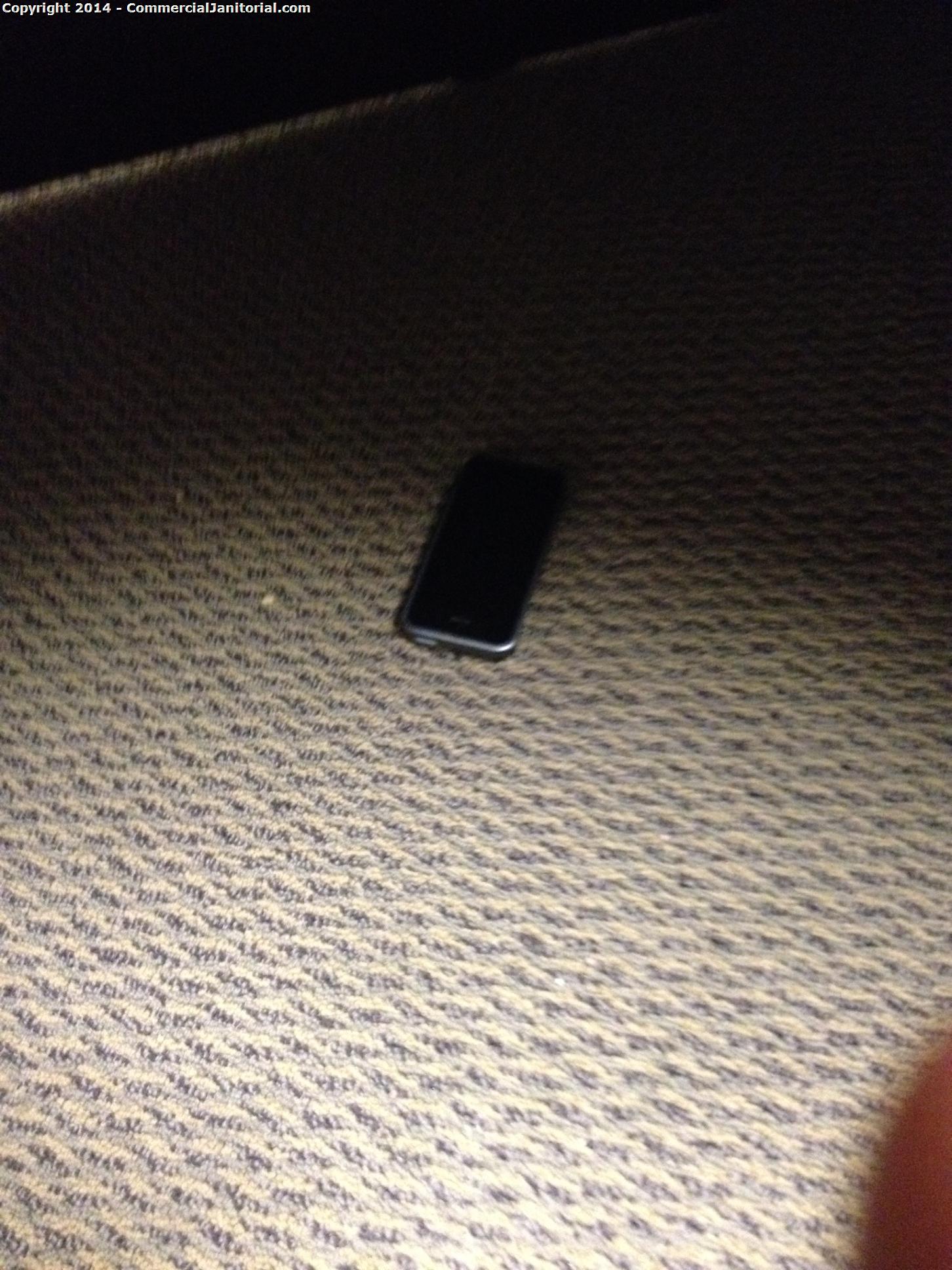 This phone was on the floor and it has been left on the desk next to were it was found. Things we find when cleaning small businesses